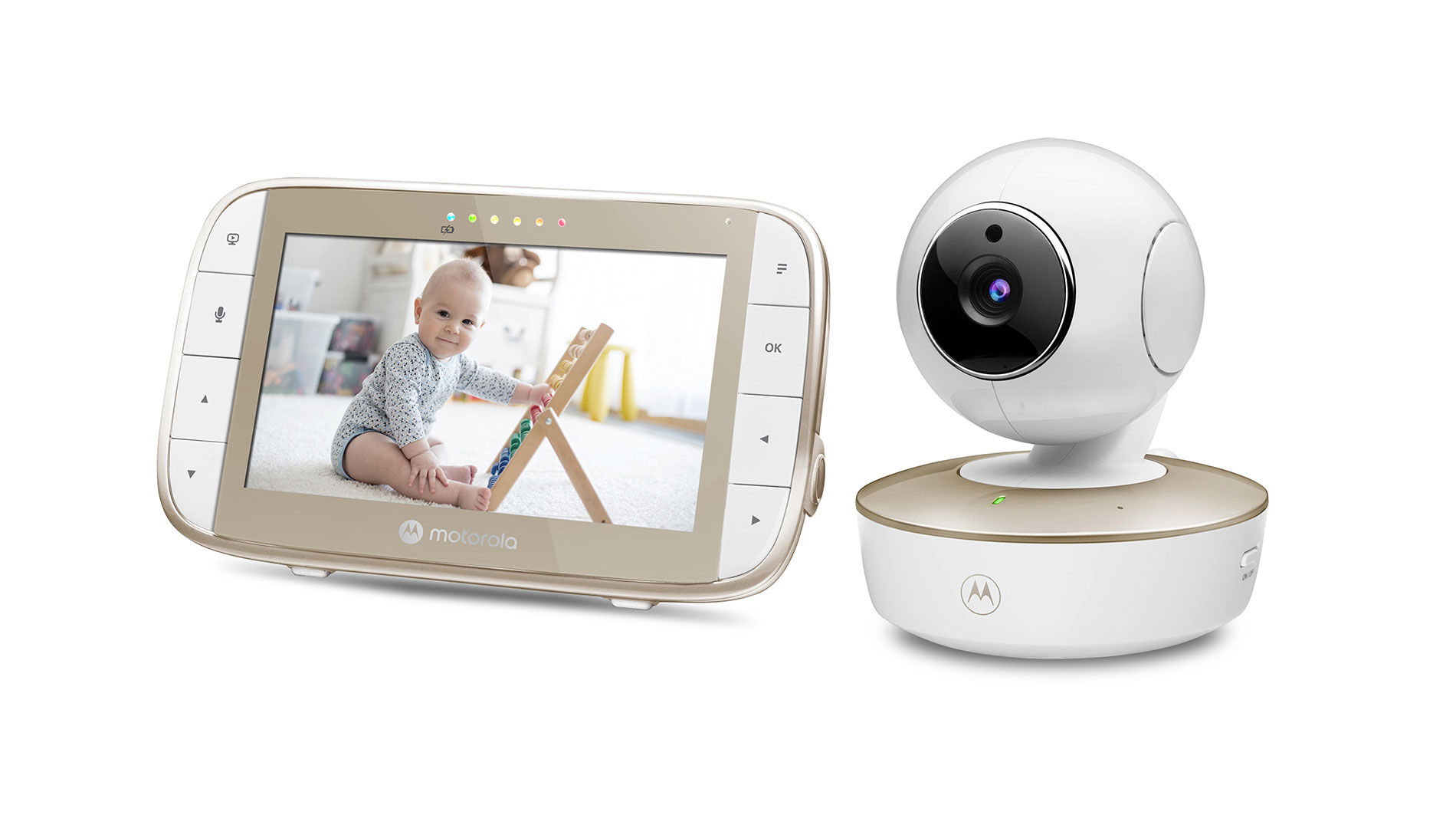 VM50g Video Baby Monitor - 5" screen 2 way talk with room temp monitor - Product image