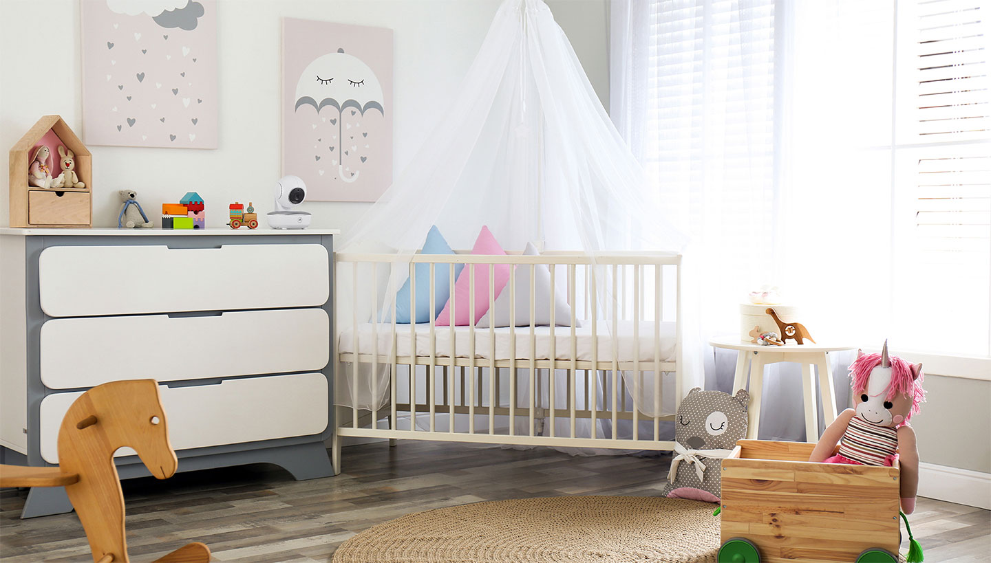 VM36xl Touch Connect Baby Monitor - 24 hour monitoring of your babies' nursery - Content image