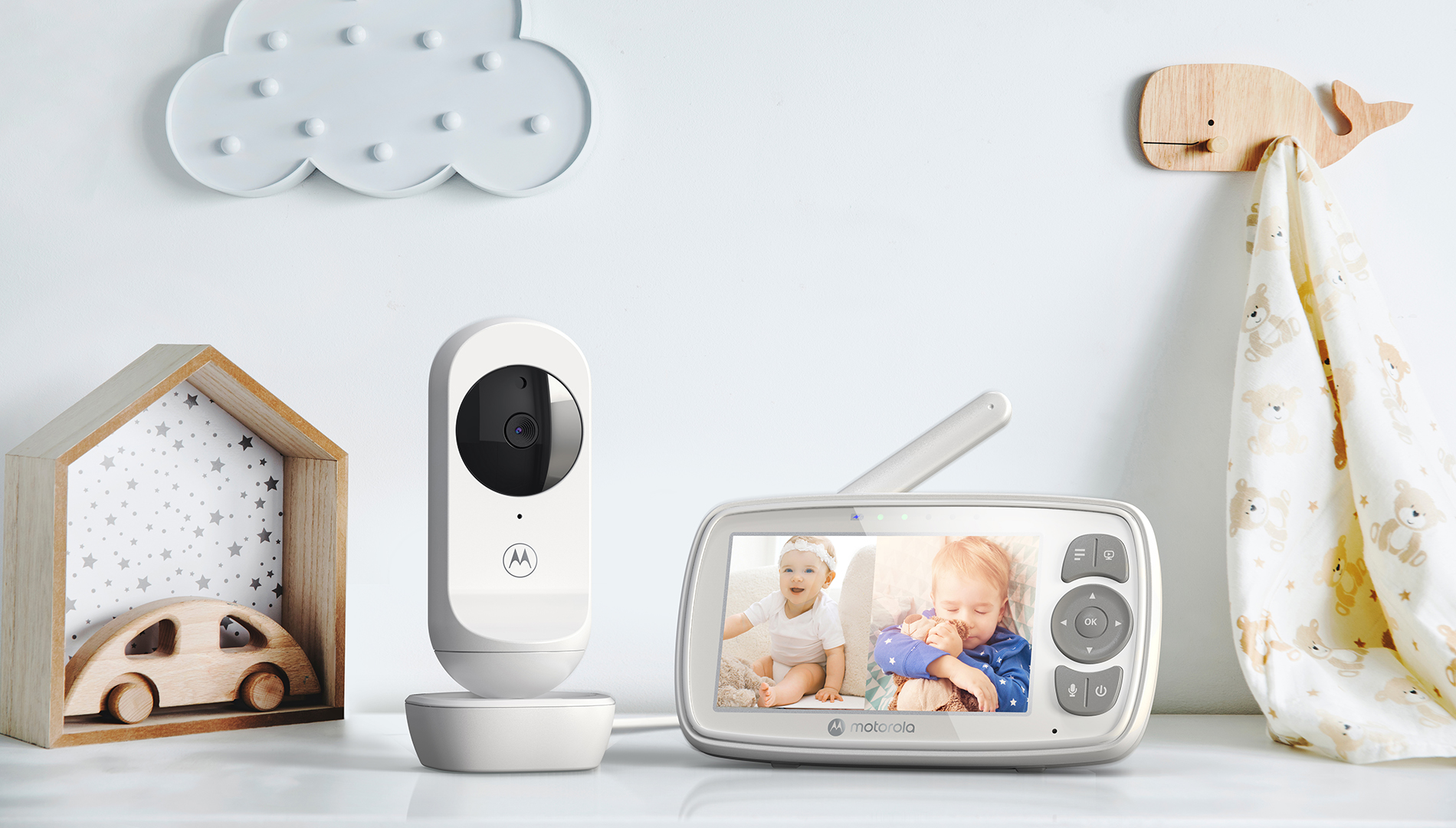 VM34-2 4.3 Inch Video Baby Monitor - Content image