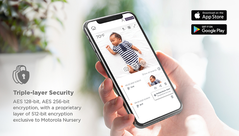 Motorola Nursery | VM44 CONNECT 4.3” Wi-Fi® Video Baby Monitor