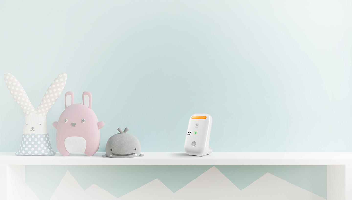 PIP11 Audio Baby Monitor - Audio Monitor with room temperature monitoring Left - Product image