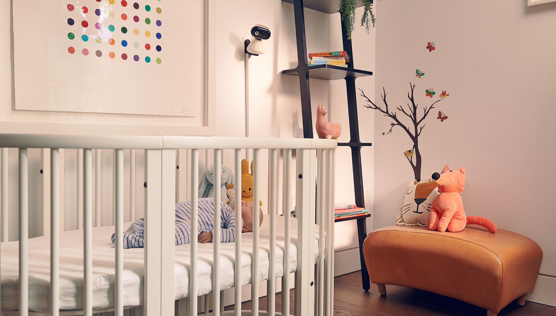 PIP1500-2 - camera wall mounted in nursery - content image