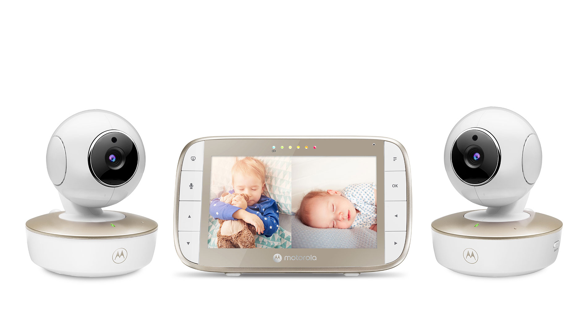 VM50g-2 Video Baby Monitor - 2 camera 5" Split screen monitor - Product image