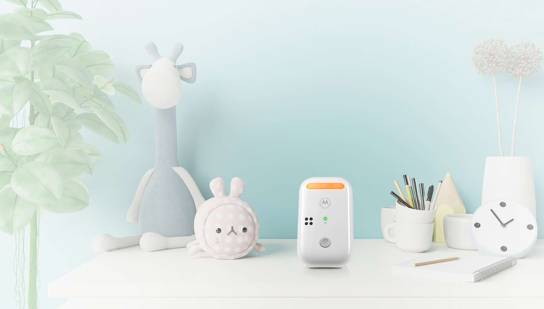 Motorola Nursery  PIP11 Audio Baby Monitor with night light